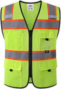 JKSafety Safety Vest for Men Women Hi Vis Relfective Vest by JKSafety