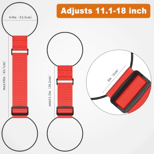 Mayski 4 Pack Adjustable Elastic Luggage Connector Straps - Image 4