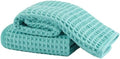 Microfiber Waffle Face Towels, 2 Pieces, Fast Drying, Lint Free 430 GSM by Unknown