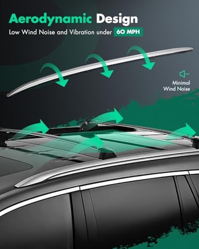 Scitoo Roof Rack Cross Bars Side Rails Baggage Carrier - Image 3