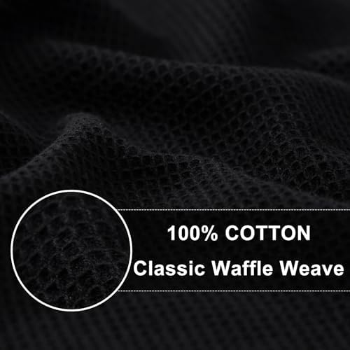 Homaxy 100% Cotton Waffle Weave Kitchen Towels, 6 Pack - Image 2