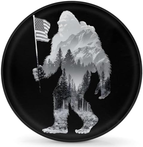 Bigfoot American Spare Tire Cover Dust-Proof Wheel Protector by Unknown