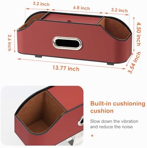 Car Seat Back Cup Holder, 4-in-1 Multifunctional Backseat Organizer - Image 4