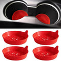 4 PCS Car Cup Coasters, Cup Holder Coaster by BFXM