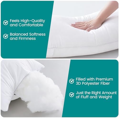 Oubonun 12"x16" Throw Pillow Insert – Plush and Supportive Decorative Cushion - Image 2