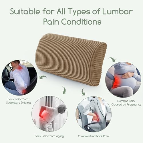 HIGOGOGO Lumbar Support Pillow for Recliner Chair/Accent Chair/Couch, Memory - Image 7