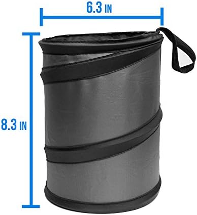 FH Group Automotive Waterproof Portable Collapsible Small Trash Can Garbage - Image 5