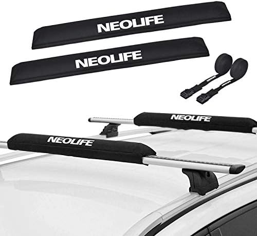 Soft Roof Rack Pads for Surfboard, SUP Paddleboard and Snowboard by WONITAGO