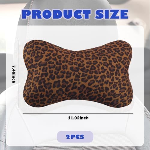 2PCS Car Headrest Pillow, Soft & Comfortable Car Neck Pillow - Image 2