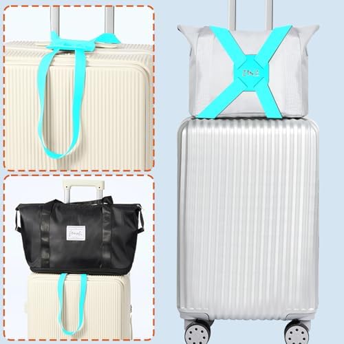 ZINZ High-Elastic Luggage Strap Adjustable Suitcase Belt, Light Green - Image 6