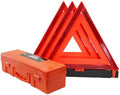 WORKKOOL 3 Pack Foldable Warning Reflective Triangles by WORKKOOL