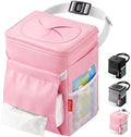 Lifewit Car Trash Can with Lid, Garbage Bag Hanging, Trash Bin, 2 Gallon by Lifewit