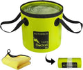 Collapsible Bucket 5 Gallon Container Folding Water Bucket Portable Wash Basin by AUTODECO