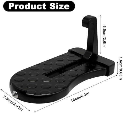 Car Door Step, 6.3 Inch, Curved Circular Shape - Image 2