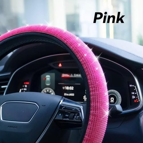 Bling Steering Wheel Cover, Rhinestone Steering Wheel Cover - Image 3