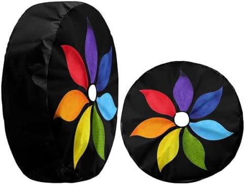 Color Chakra Mandala Spare Tire Cover - Image 3