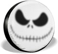 GENANY Gothic Skeleton Face Halloween PVC Leather Spare Tire Cover Size 15 by GENANY