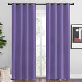 NICETOWN Lilac Purple Blackout Curtains 86" Long, 2 Pieces by NICETOWN