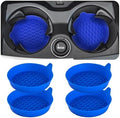Zpana 4PCS 3.15 Inch Car Cup Holder Coasters Silicone Non-Slip Blue by Zpana