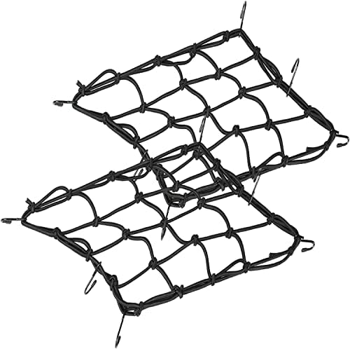 2-Pack Bungee Net Motorcycle Cargo Net by BLACKHORSE-RACING
