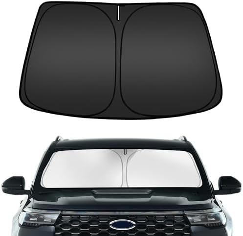 ARISMOTOR Windshield Sun Shade for Ford Explorer 2020-2026 2027 by ARISMOTOR