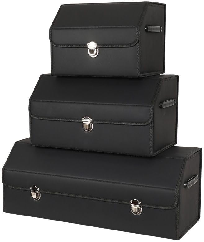 Car Trunk Organizer Leather Storage Box - Image 3