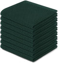 Homaxy 100% Cotton Waffle Weave Kitchen Dish Cloths 8-Pack by Homaxy