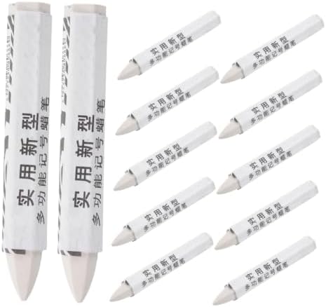 12pcs White Wax Tire Marker Pens by OFFSCH