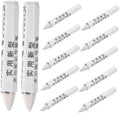 12pcs White Wax Tire Marker Pens by OFFSCH