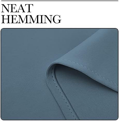 NICETOWN Smoky Blue Blackout Curtains - Image 6
