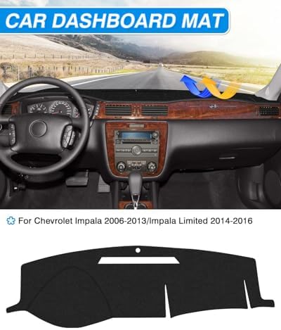 CARTIST Dash Cover for Chevy Impala 2006-2013 Dashboard Cover Mat - Image 2
