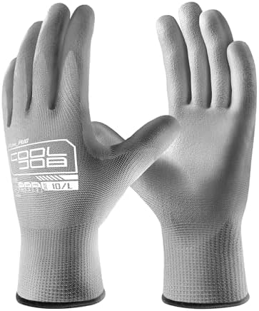 COOLJOB 12/60 Pairs Safety Work Gloves Pack Bulk by COOLJOB