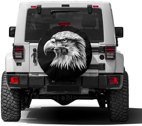 Hunting Style Eagle Spare Tire Cover by Foruidea