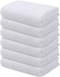 Kitinjoy 100% Cotton Waffle 6-Pack Kitchen Towels by Kitinjoy