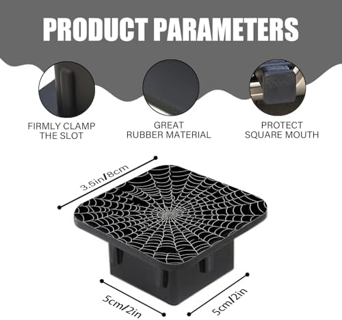 Hitch Cover Fits for 2-Inch Hitch, Detailed Spider Web - Image 3