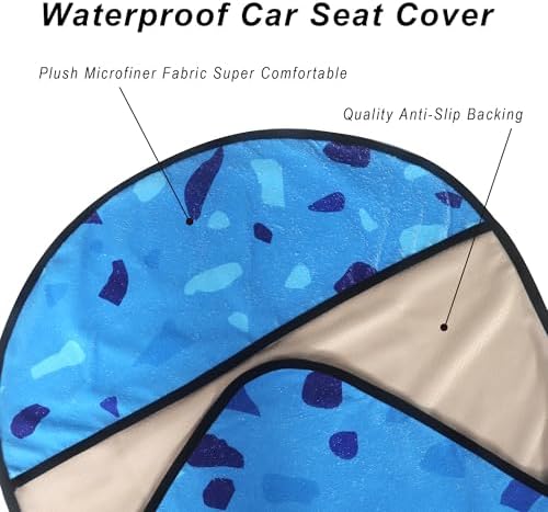Car Seat Cover Protector Front Seats, - Image 5