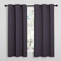 NICETOWN Greyish Purple Blackout Curtains, 2 Panels by NICETOWN