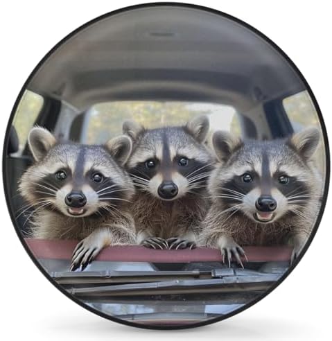 Raccoon Spare Tire Cover Waterproof Dust-Proof Spare Wheel Covers by Unknown