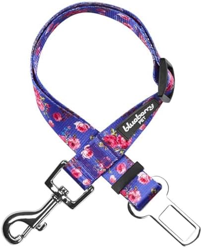 Blueberry Pet 8 Patterns Spring Scent Inspired Rose Print Irish Blue Adjustable by BlueberryPet