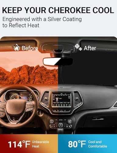 Proadsy Custom Fit Car Windshield Sun Shade - Image 3