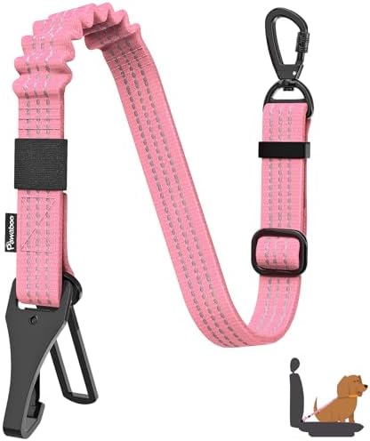 Pawaboo 1Pack Dog Car Seatbelt, 3-in-1 Dog Tether by Pawaboo