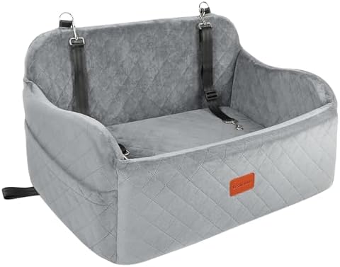 Lealchum Dog Car Seat for Medium Sized Dog, Car Dog Bed by Lealchum