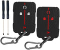 QBUC 2PCS for Chevrolet Key Fob Cover by QBUC