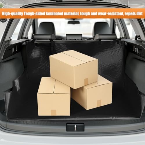 SUV Cargo Liner for Dogs, Anti-Scratch Foldable Auto Trunk Cover, Heavy-Duty - Image 3