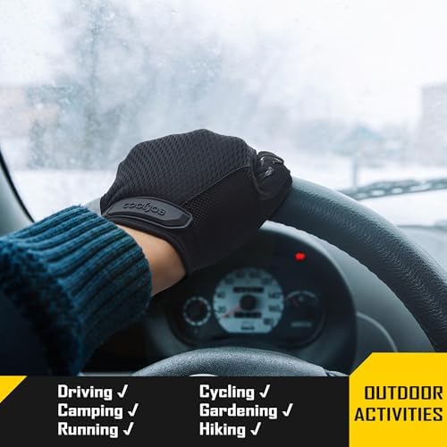 COOLJOB Mechanic Safety Work Gloves, Enhanced Anti-Slip Grip Tactical Gloves - Image 5