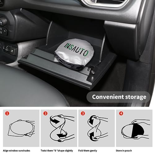 INSAUTO for Tundra 2020 Windshield Sunshade Car Window Sun Shade Custom Fit - Image 6