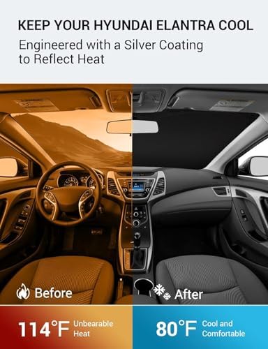 Proadsy Custom Fit Car Windshield Sun Shade - Image 3