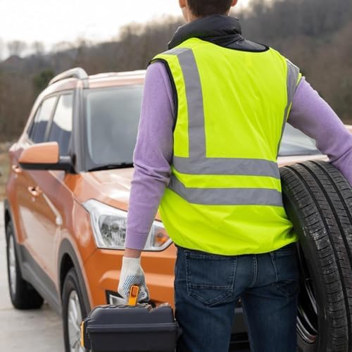 XPCARE Reflective Safety Vests For Women Men, High Visibility Security Vest - Image 6