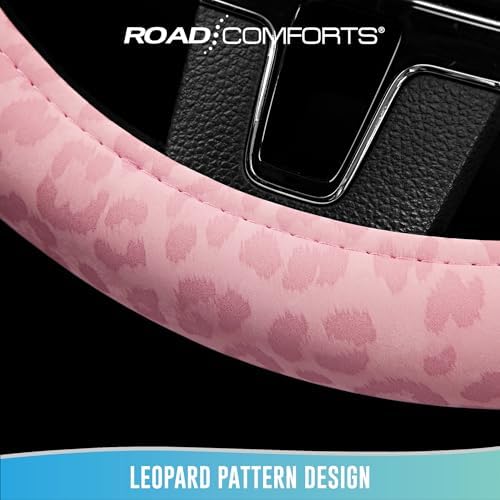 Road Comforts Leopard Steering Wheel Cover - Image 4