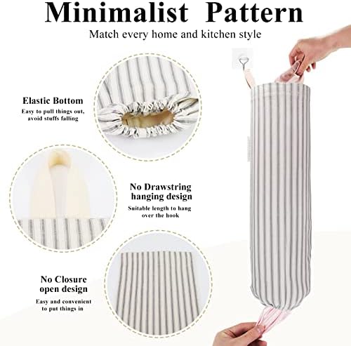 TOGETRUE Plastic Bag Holder, Wall Mount Grocery Bag Organizer - Image 2